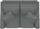 La-Z-Boy® Makenna Duo® Gray Power Reclining Loveseat-2