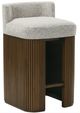 Rowe® Customizable Kindred Low Back Counter Stool in Sesame Legs-0