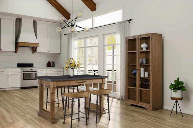 Bernards Tarrington Cashew Kitchen Island-1