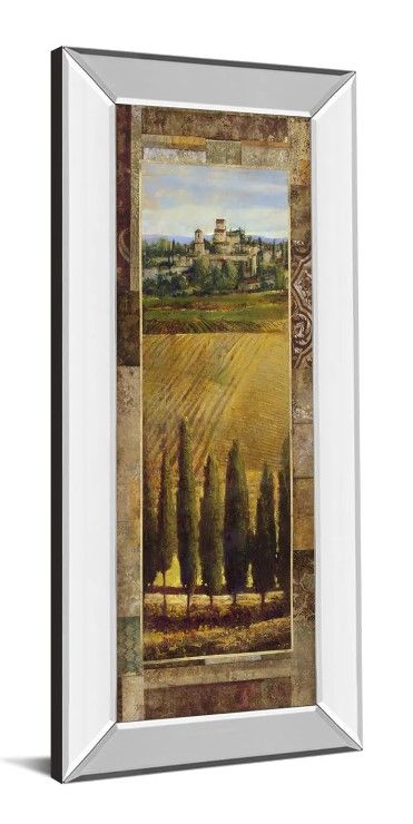 Classy Art Tuscan Valley Il by Patrick Mirrored Frame Wall Art-1