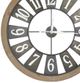 Crestview Collection Clock In Black/Brown Wall Clock-1