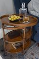 Century® Grand Tour Furniture Andrews Brown Chairside Table-4