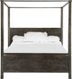 Magnussen Home® Abington Weathered Charcoal Queen Poster Bed-2