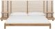 Modus Furniture Tanner Flaxen Wall California King Panel Bed with Integrated Nightstands-2
