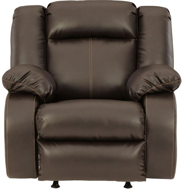 Signature Design by Ashley® Denoron Chocolate Power Rocker Recliner-0