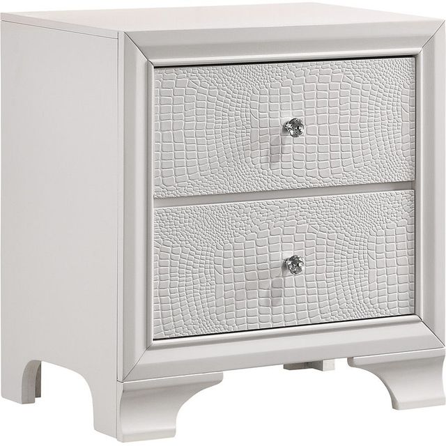 Crown Mark Lyssa Frost Nightstand-0