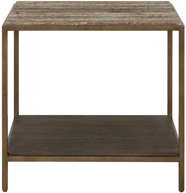 Universal Explore Home™ Montclair Dark Gray Brindle End Table-2