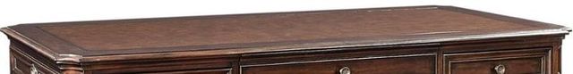 Aspenhome® Sheffield Brown Executive Desk Top-0