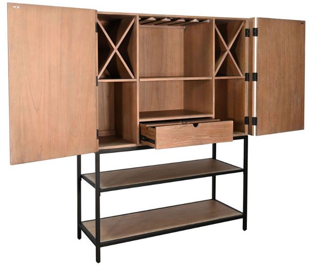 Sunny Designs™ Violet Oak Grove Wine Bar Cabinet-1