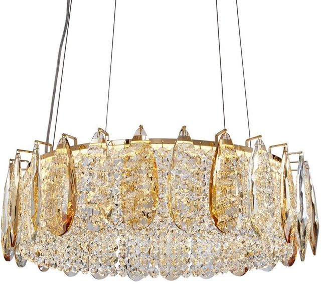 Michael Amini® Imperia Gold Small LED Chandelier-0