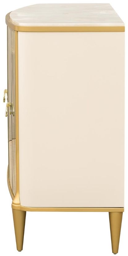 Michael Amini® Scotts Square Light Champagne Sideboard-4