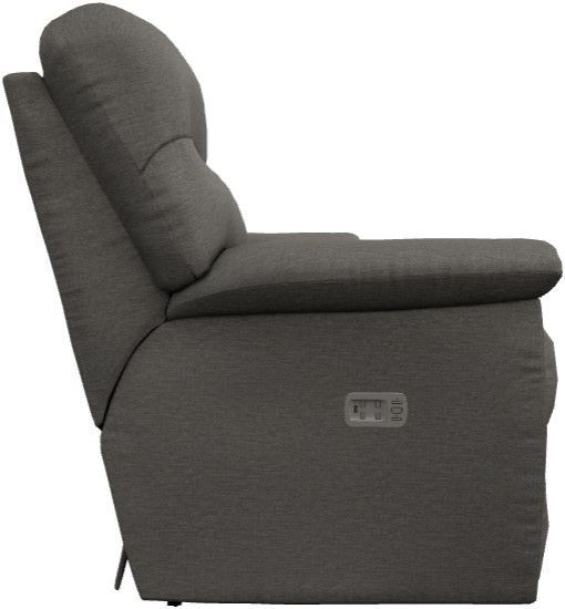 La-Z-Boy® James Charcoal Power Reclining Sofa with Headrest and Lumbar-2