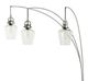 StyleCraft Black Marble/Brushed Nickel Floor Lamp-1