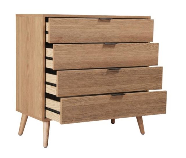 Mazin Furniture Fletcher Natural 4-Drawer Chest-1