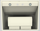 Vent-A-Hood® 30" Biscuit Wall Mounted Range Hood-3