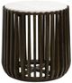 Stylecraft Jackobean White End Table with Brown Base-0