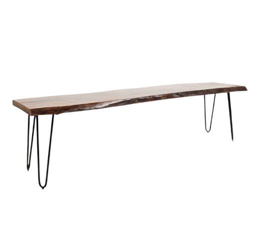 Jofran Inc. Nature's Edge 6-Piece Light Chestnut 79"Dining Set-2