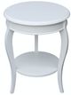 John Thomas Furniture® Cambria Pure White Accent Table-0