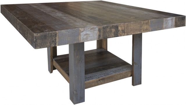 International Furniture Direct Loft Brown Grayish 54" Square Dining Table-0