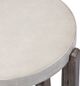Liberty Furniture Cascade Wire Brush Rustic Brown Side Table with Concrete Top-3