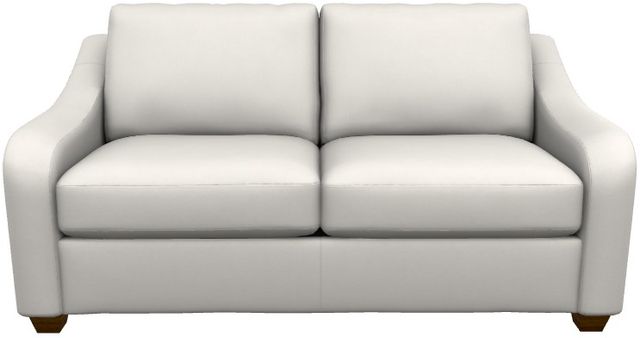 La-Z-Boy® Charlie Ivory Leather Apartment-Size Sofa-1