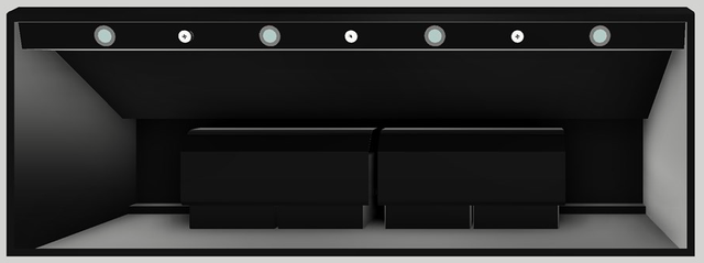 Vent-A-Hood® 66" Black Wall Hood-2