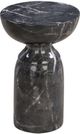 TOV Furniture Rue Black Marble Side Table-0
