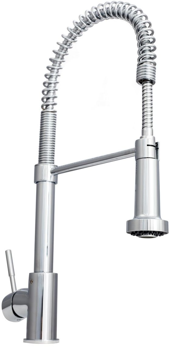 ZLINE Apollo Chrome Pull Down Spring Single Handle Kitchen Faucet-1