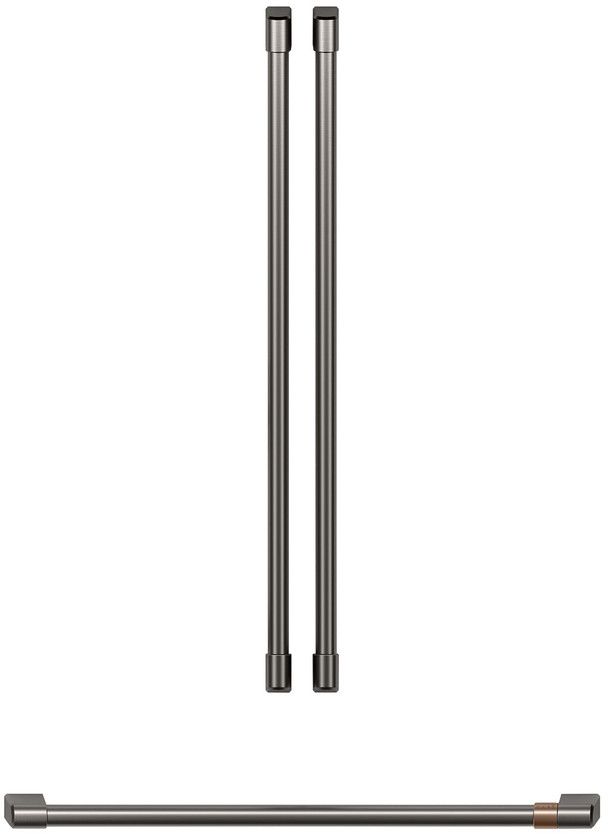 Café™ Brushed Black Refrigeration Handle Kit-0