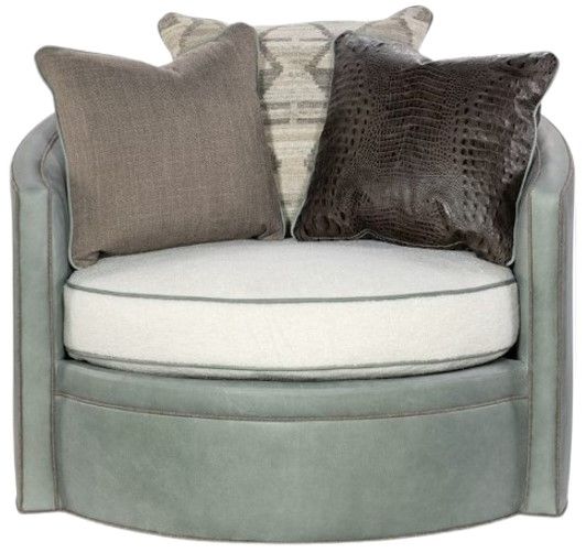 Bradington-Young Customizable Artemis Swivel Tub Chair-2