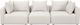 TOV Furniture Hangover 3-Piece Ivory 112" Modular Sofa-2