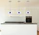 Cal® Lighting & Accessories Frosted Blue Mini Pendant-2