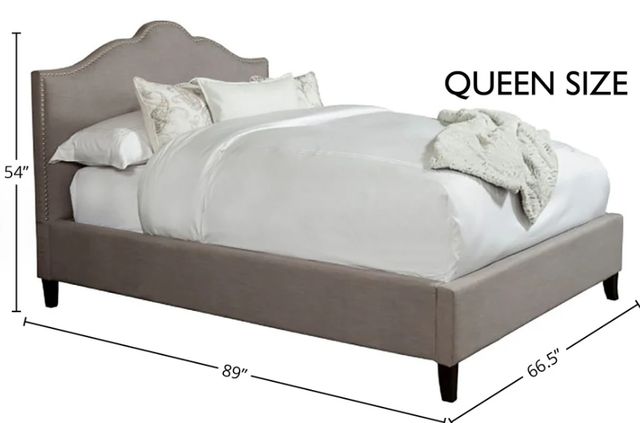Parker House® Jamie Falstaff Queen Upholstered Panel Bed-2