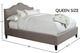Parker House® Jamie Falstaff Queen Upholstered Panel Bed-2