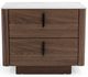 VIG Furniture Modrest Chelton Brown/White Nightstand-1