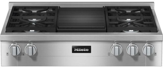 Miele 36" Gas Clean Touch Steel Rangetop-0