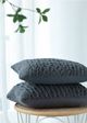 A & B Home Gray 14"x20" Knit Throw Pillow-2