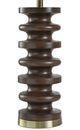 Stylecraft Walnut Ridge Brass/Brown Table Lamp-2