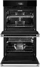 JennAir® NOIR™ 30" Stainless Steel Double Electric Wall Oven with MultiMode® True Convection System-3