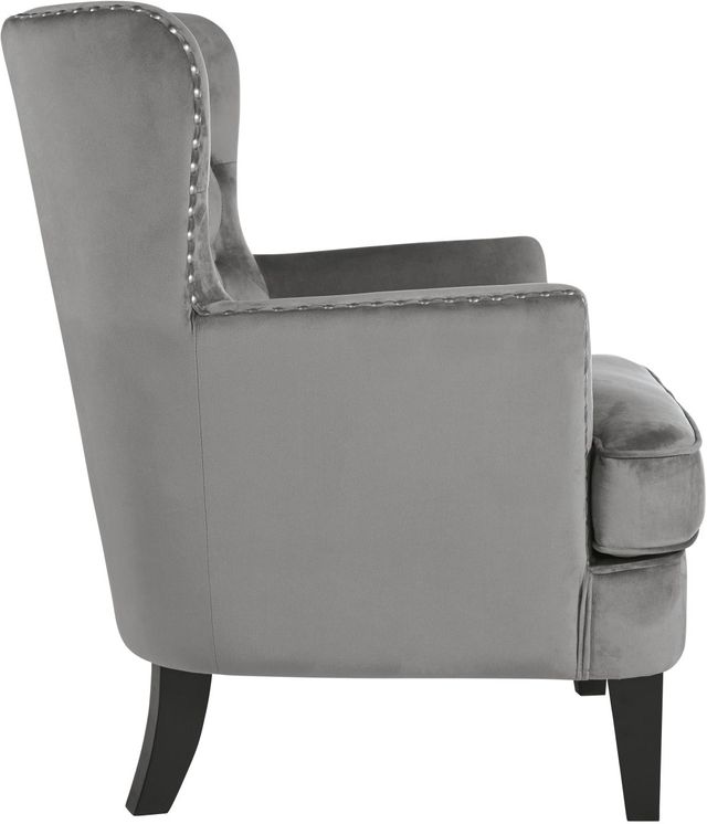 Signature Design by Ashley® Romansque Gray 37.5" Accent Chair-2