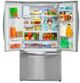 Winia 36 in. 25.5 Cu. Ft. Fingerprint Resistant Stainless Steel French Door Refrigerator-2