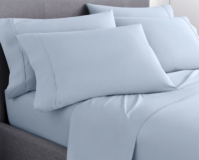 Sleeptone® Ultraweave® 6-Piece Ice Blue Microfiber Split Head King Sheet Set-2