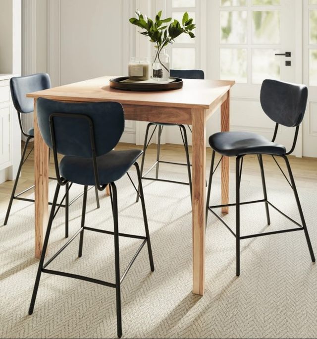 Jofran Inc. Urban Archive Owen Slate Upholstered Counter Stool-1