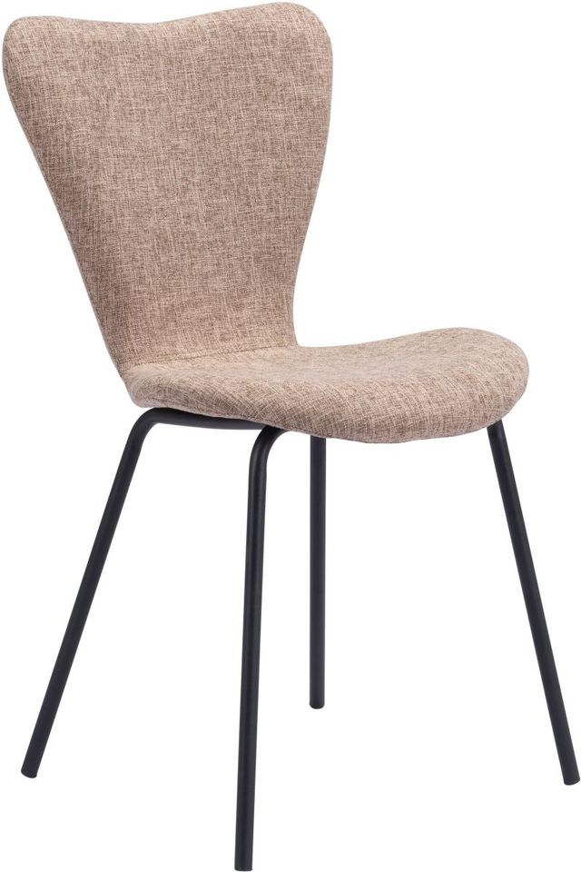 Zuo® Modern Torlo Brown Dining Chair-0