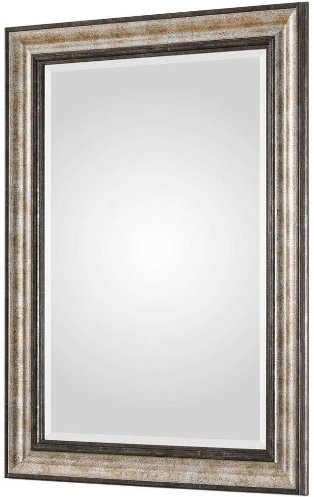 Uttermost® Shefford Antiqued Silver/Dark Bronze Mirror-3
