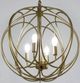 YHD Satin Brass 4-Light Chandelier-3