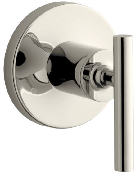 KOHLER® Purist® MasterShower® Vibrant Polished Nickel Transfer Valve Trim with Lever Handle-0
