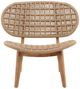 Dovetail Furniture Hermosillo Natural Wicker/Wooden Outdoor Occasional Chair-1
