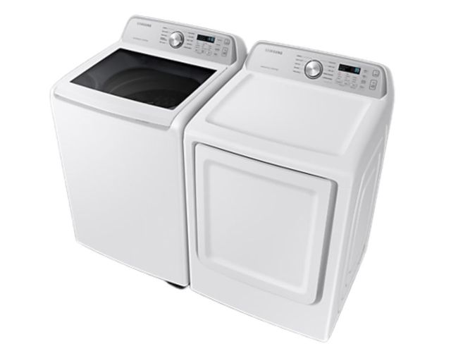 Samsung 3500 Series White Top Load Washer & Electric Dryer Laundry Pair-3