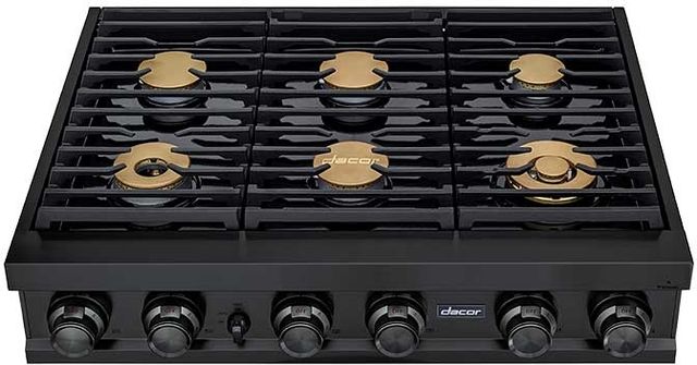 Dacor® Contemporary Style Collection 36" Graphite Stainless Steel Liquid Propane Rangetop-1